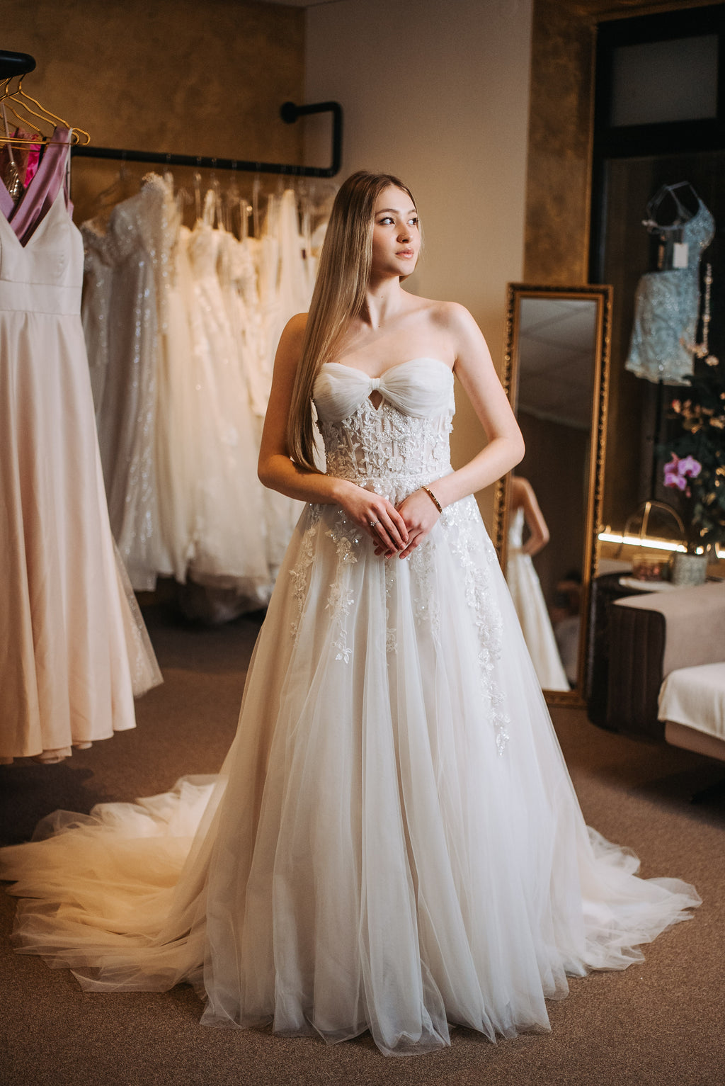 Poročna obleka - Elegantna princesa